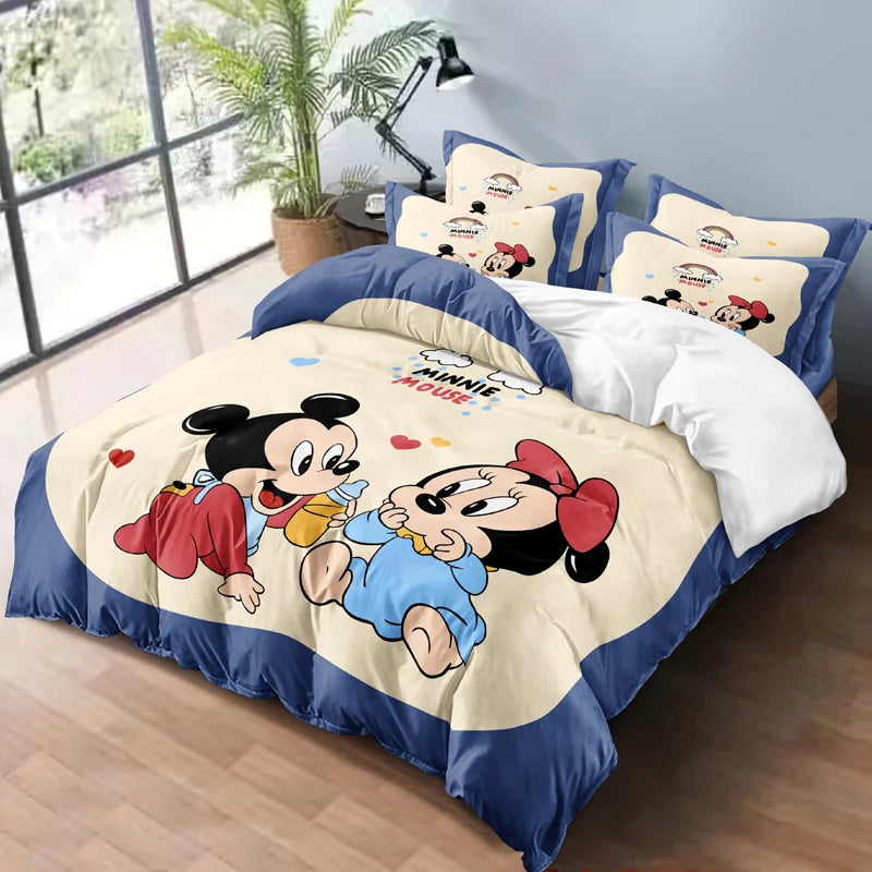 Cartoon Gini Digital Print Duvet Cover – Cute Brushed Down Bedding (No Quilt/Pillowcases)